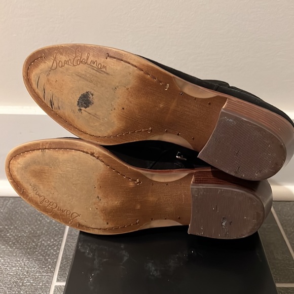 Sam Edelman, Black Suede Booties, size 8 - Picture 6 of 6